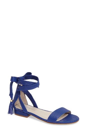 Women's Kenneth Cole New York Valen Tassel Lace-up Sandal M - Blue