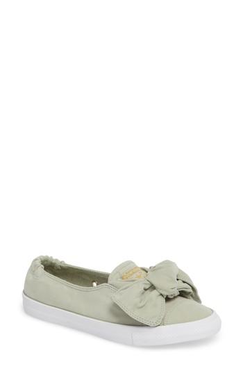Women's Converse Chuck Taylor All Star Knot Slip-on Sneaker .5 M - Green