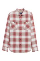 Men's Tommy Bahama Duble' Ombre Standard Fit Plaid Sport Shirt - Purple