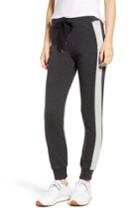 Women's Sundry Stripe Jogger Pants - Black
