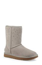 Women's Ugg Classic Short Stargirl Bootie M - Grey