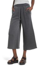 Women's Bp. Wide Leg Crop Sweatpants, Size - Black