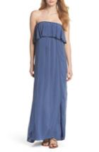 Women's Elan Strapless Maxi Cover-up Dress - Blue