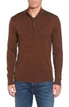 Men's Smartwool Kiva Ridge Merino Wool Blend Pullover - Brown