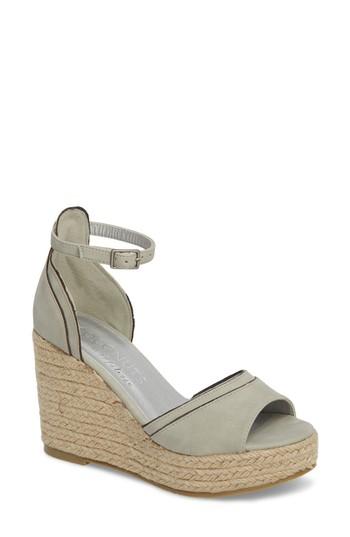 Women's Coconuts By Matisse Bon Voyage Espadrille Wedge Sandal M - Grey