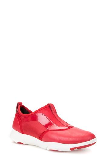 Women's Geox Nebula S Slip-on Sneaker Us / 35eu - Red