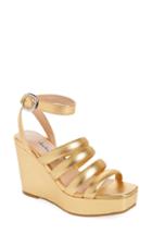 Women's Charles David Judy Platform Sandal M - Metallic