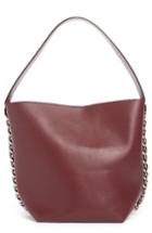 Givenchy Infinity Calfskin Leather Bucket Bag - Red