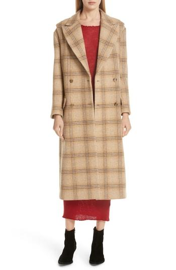 Women's Mm6 Maison Margiela Convertible Wool Coat Us / 38 It - Beige