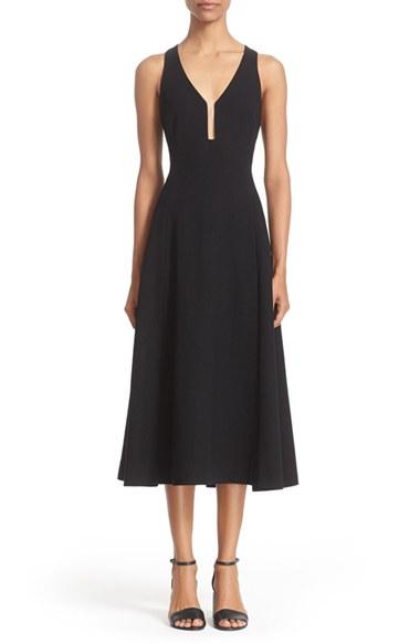 Women's Alexander Wang Ladder Stitch A-line Midi Dress
