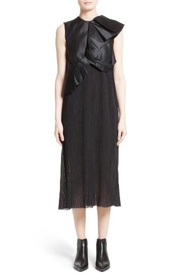 Women's Litkovskaya Black Angel Frilled Shift Dress