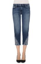 Women's Joe's Smith Embroidered Applique Crop Jeans