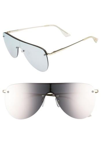 Women's Le Specs The King 58mm Shield Sunglasses - Gold