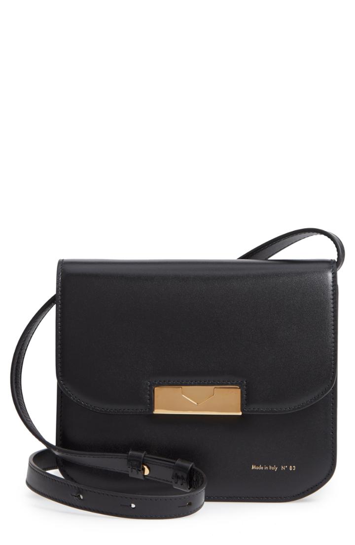 Victoria Beckham Eva Calfskin Leather Crossbody Bag -