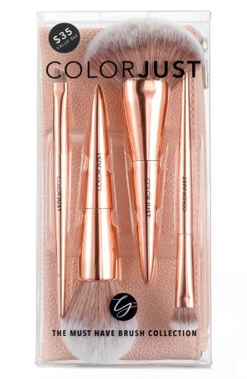 Colorjust Must Have Mini Brush Collection, Size - Rose Gold