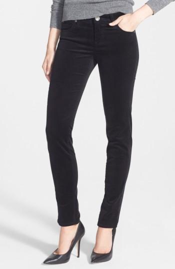 Petite Women's Kut From The Kloth Diana Stretch Corduroy Skinny Pants P - Black