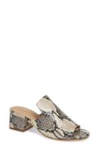 Women's Kaanas York Snake City Slide Sandal M - Grey