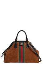Gucci Medium Re(belle) Suede Satchel -