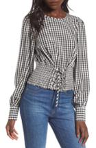 Women's Love, Fire Corset Waist Blouse