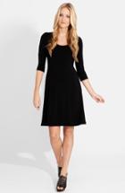 Women's Karen Kane A-line Jersey Dress - Black