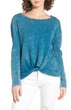 Women's Rvca Knotted Hem Pullover