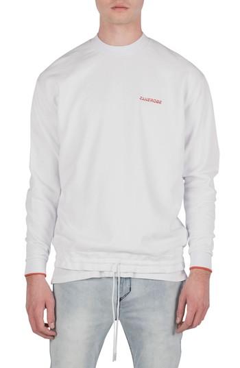 Men's Zanerobe League Boxy Sweatshirt - White