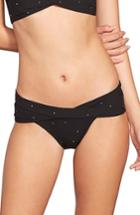 Women's Robin Piccone Jennie Twist Bikini Bottom - Black