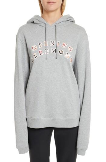 Women's Opening Ceremony Oc Patch Hoodie - Grey