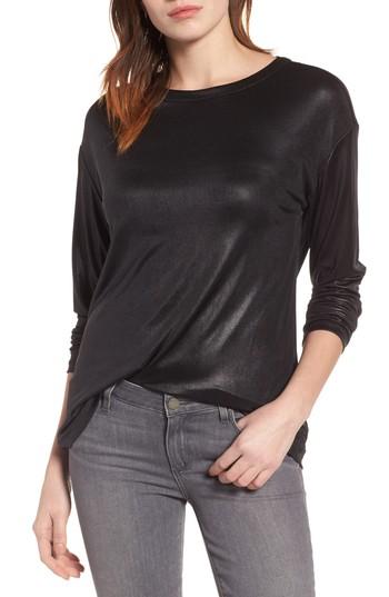 Women's Halogen Drape Back Top - Black