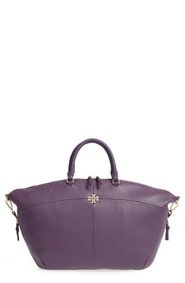 Tory Burch Ivy Leather Satchel - Black