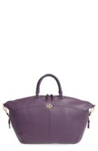 Tory Burch Ivy Leather Satchel - Black