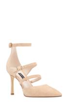 Women's Nine West Enchanting Strappy Pump M - Beige