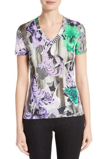 Women's Versace Collection Print Jersey Tee
