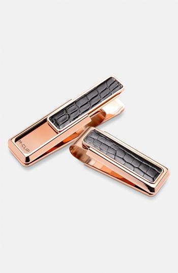 Men's M-clip 'new Yorker Alligator' Money Clip - Metallic