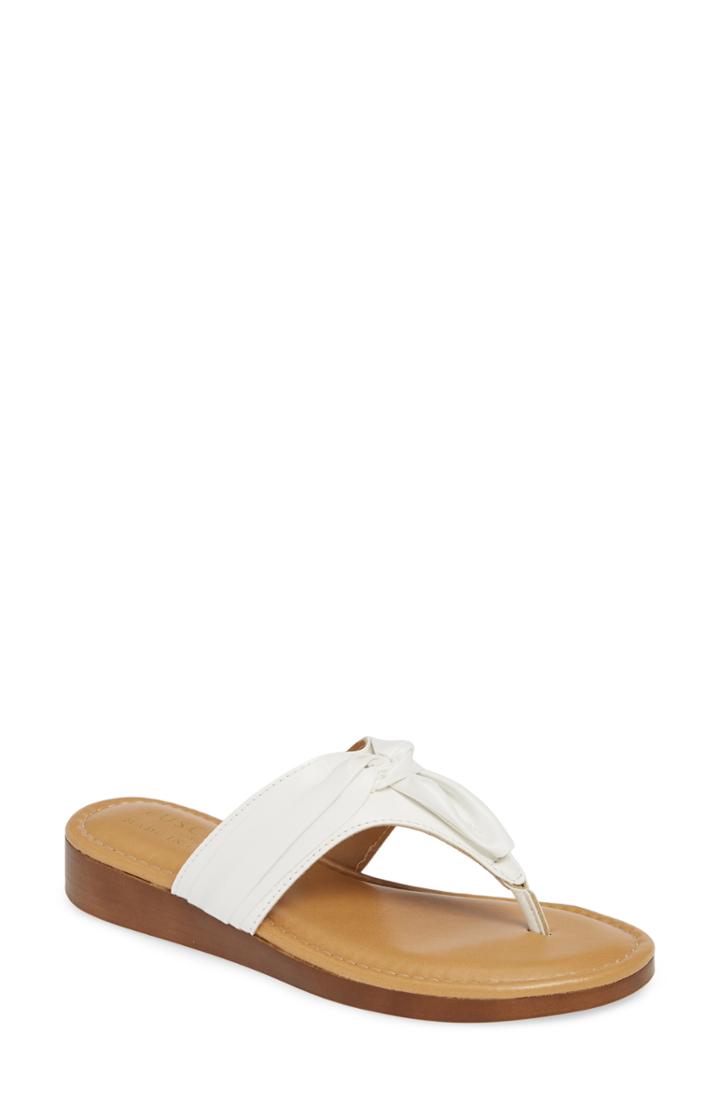 Women's Tuscany By Easy Street Maren Flip Flop N - White