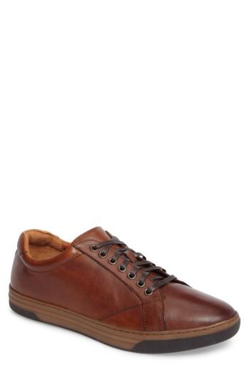 Men's Johnston & Murphy Fenton Low-top Sneaker .5 M - Brown