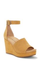 Women's Lucky Brand Yemisa Wedge Ankle Strap Sandal M - Yellow
