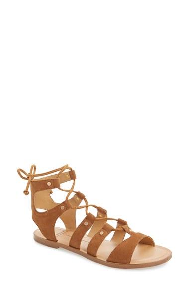Women's Dolce Vita 'jasmyn' Ghillie Sandal M - Brown