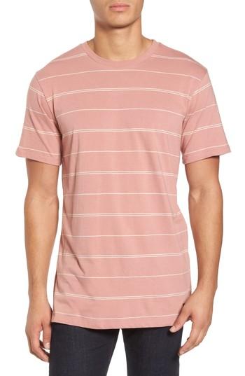 Men's Billabong Die Cut Stripe T-shirt - Red