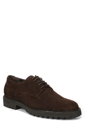 Men's Vince Bristol Plain Toe Derby .5 M - Brown