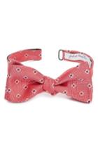 Men's John W. Nordstrom Floral Silk Bow Tie, Size - Pink