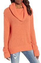 Women's Caslon Cuff Sleeve Sweater - Orange