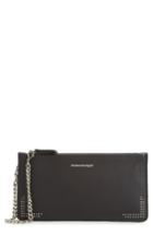 Mackage Rem Double Zip Nappa Leather Pouch - Black