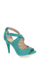 Women's Pelle Moda 'menlo' Cutout Sandal .5 M - Blue