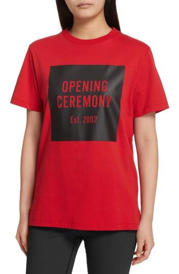 Women's Opening Ceremony Logo Tee - Red