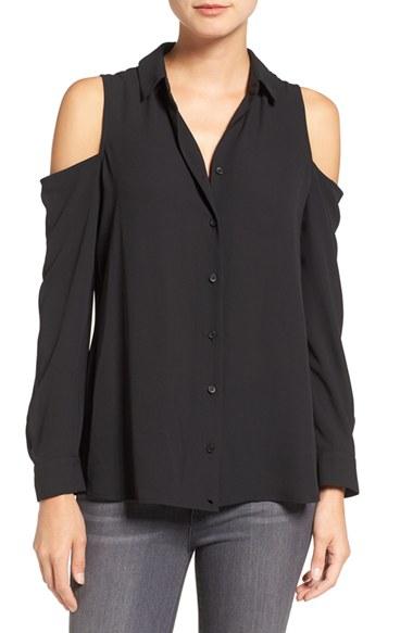 Women's Trouve Convertible Cold Shoulder Top