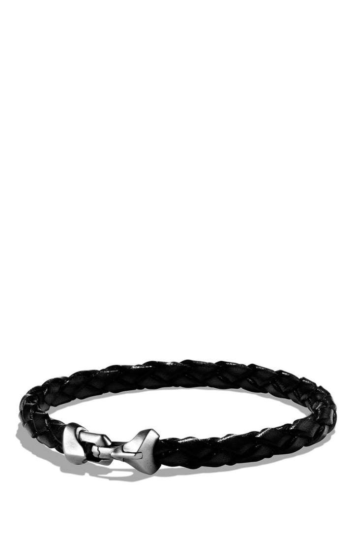 Men's David Yurman 'armory' Leather Bracelet