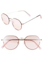 Women's Vedi Vero 56mm Round Sunglasses - Pink