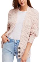 Women's Free People Fun Times Cardigan - Pink