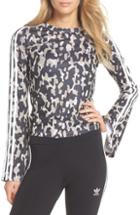 Women's Adidas Animal Print Long Sleeve Tee